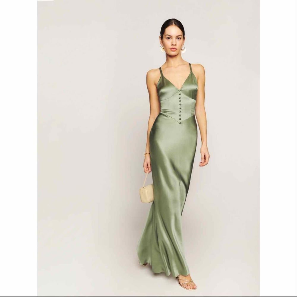 Reformation Esa Silk Dress